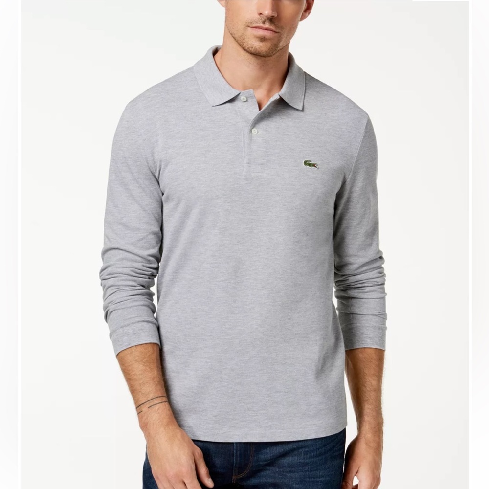 Brand new with tags in bag men’s Lacoste classic fit long sleeve polo shirt